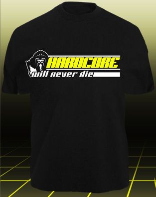 T-Shirt Gabber Wizzard Hardcore WIZARD CORE 8 TECHNO GABBA Speedcore Industrial