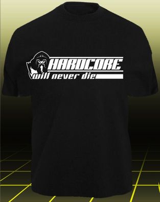 T-Shirt Gabber Wizzard Hardcore WIZARD CORE q TECHNO GABBA Speedcore Industrial
