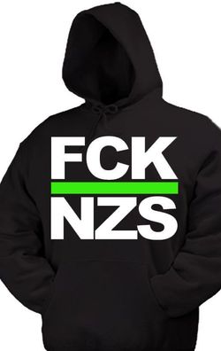 FCK NZS kapu Pullover Anti Nazi Oi GNWP Punk AFA Gegen Nazis ARA 163 HC Skin Ska