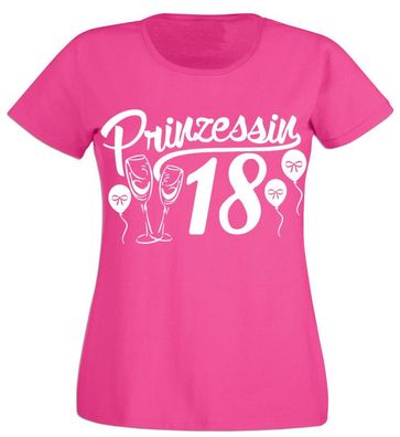 T-Shirt Prinzessin 18. Partyshirt, Geschenk, Happy Birthday, Geburtstag Prince1