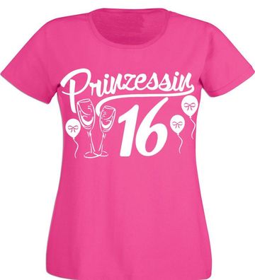 T-Shirt Prinzessin Wunschalter Wunschjahr Alter Geschenk, Hap Birthday Geburtstag