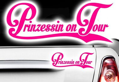 Princess on Tour Princess Adhesive Car Sticker Shocker Tuning dapper illestx