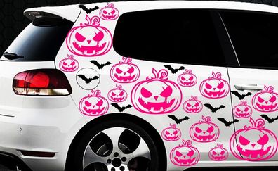 99x Hexe Stelle Adesivi Auto murale kutsche Halloween Gotico Zucca x