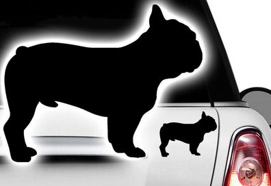 1x Adesivi Auto Inglese Bulldog Francese Bulldog francese Bulli Bully x