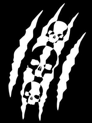 1x Monster Kralle Sticker Aufkleber Sponsor Motorrad Auto JDM OEM Devil Tuning1b