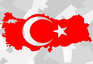 2x Aufkleber Türkei ISLAM Turkey türkiye Flag Aufkleber Sticker Halbmond Stern v