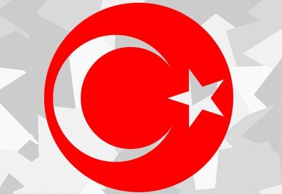 1x Aufkleber Türkei ISLAM Turkey türkiye Flag Aufkleber Sticker Halbmond Stern h