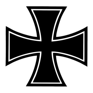 3x Eiserne Kreuz hooligan Hardcore Dynamo Wehrmacht Deutschland
