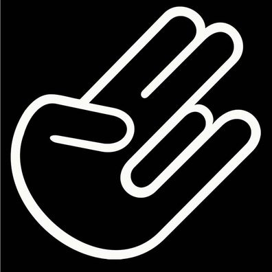 1x The Shocker Hand JDM OEM DUB Decal Tuning Hardcore Dynamo Wehrmacht XXX