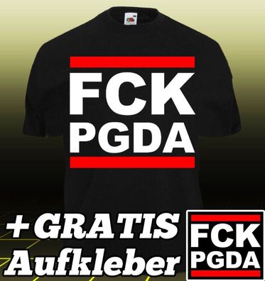 Fuck Pegida T-Shirt Je Suis Charlie Bunt Statt Braun Gegen Gewalt FCK PGDA 00