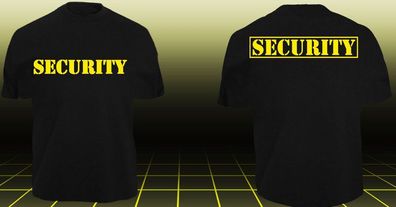 Security T-Shirt Sicherheitsdienst Ordner Police Polizei SWAT Sicherheit TOP PR