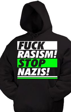 FCK NZS kapu Pullover Anti Nazi Oi GNWP Punk AFA Gegen Nazis fuck HC Skin Ska