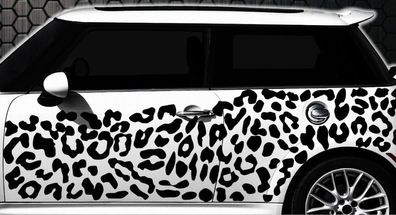 Leopard Pixel Cyber Camouflage XXL Set Auto Aufkleber Sticker Stylin Wandtattoo