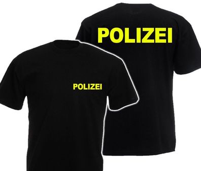 Polizei Security T-Shirt Sicherheitsdienst Ordner Police SWAT Sicherheit TOP PRE