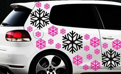 106x Flocons DE NEIGE Fenêtre Eiskri NOËL étiquette Wandtattoo HIVER DÉCO