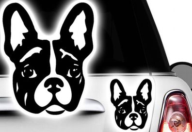 1x Car Sticker French Bulldog French Bulldog Bulli Bully Frenchi dogx