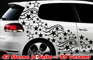 85 Étoiles Étoile Autocollants Pour Voiture Kit Sticker Pour Tuning Fee Stylin '