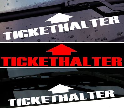1x Ticket holder Sticker Parking ticket Sticker Shocker Car jdm Dapper duber nix