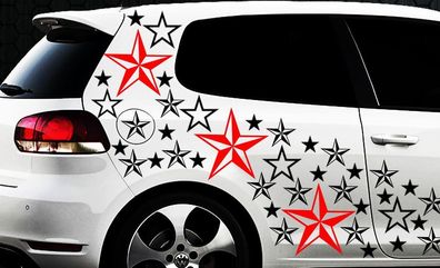 93 Star Star Car Sticker Set Sticker Tuning Shirt Stylin' Wall Decal Tribal u