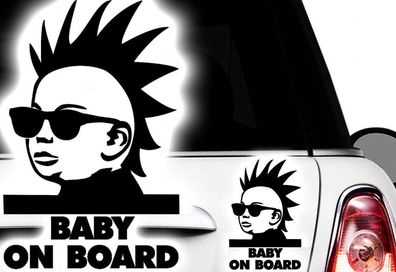 1x Aufkleber Wunschname ON BOARD Sticker Hangover Baby Auto Kind fährt mit FUNyx