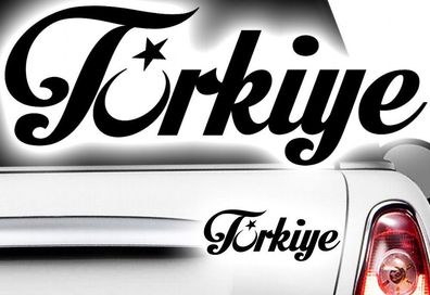 1x Aufkleber Türkei ISLAM Turkey türkiye Flag Aufkleber Sticker Halbmond Stern t