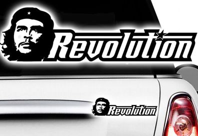 1x CHE Guevara Revolution Auto Aufkleber Castro Tuning Decal Cuba Kuba Fidel xx1
