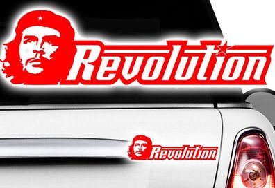 1x CHE Guevara Revolution Auto Aufkleber Castro Tuning Decal Cuba Kuba Fidel xxr