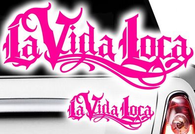 1x LA VIDA LOCA - LA Familia 20cm Black Pearl KTM AUTO Aufkleber Decal hardcore