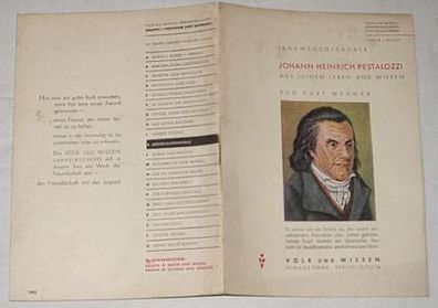 Johann Heinrich Pestalozzi - Aus seinem Leben und Wirken