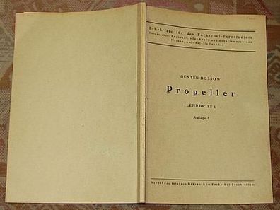 Propeller Lehrbrief 1 - Auflage 1