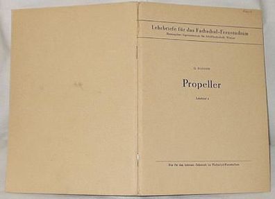 Propeller Lehrbrief 4 - Auflage 1