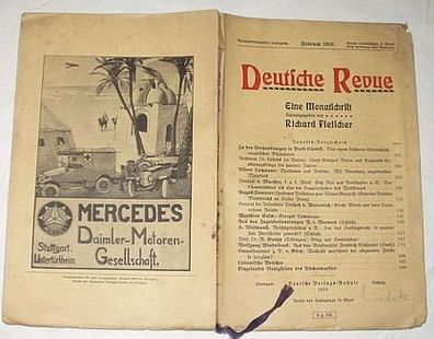 Deutsche Revue - Eine Monatsschrift Februar 1918