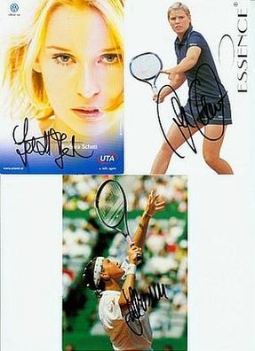 3x Tennis (Anke Huber, B. Schett, Judith Wiesner)
