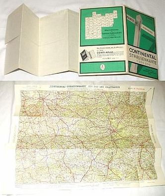 Nürnberg - Karte 41, Continental Strassenkarte