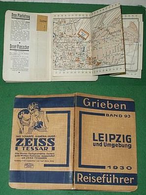 Leipzig und Umgebung mit Angaben für Automobilisten