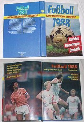 Fußball 1988 Europameisterschaft Europacup Berichte, Reportagen