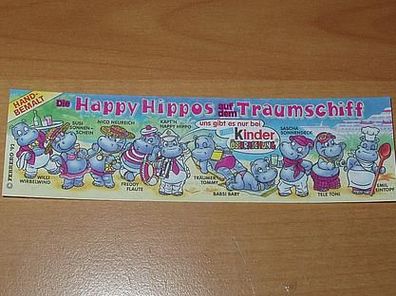 Ü-Ei BPZ : Die Happy Hippos auf dem Traumschiff 1992