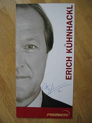 Eishockey Legende Erich Kühnhackl - hands. Autogramm!!!