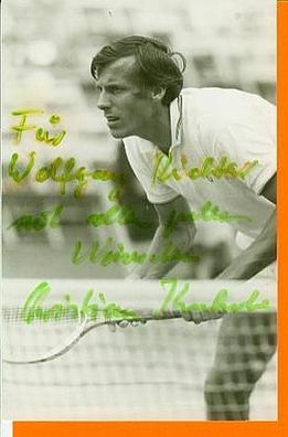 Christian Kuhnke (Tennis) - persönlich signierte Autogrammkarte