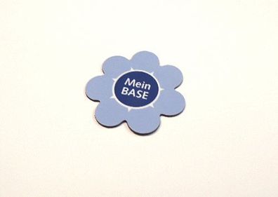 BASE E-plus Kühlschrankmagnet Pinwandmagnet Magnet Blume