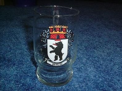 Bierglas/ Trinkglas mit Wappen -Berlin
