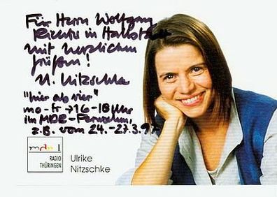 Ulrike Nitzschke (MDR - Radio Thüringen)