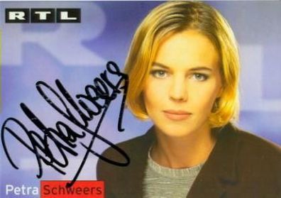 Petra Schweers -- RTL --persönlich signiert (2)