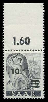 Saarland 1947 Nr 226ZII postfrisch ORA X81B042