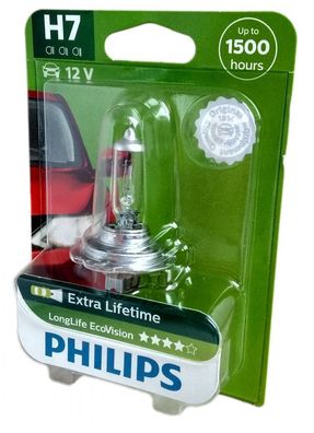 H7 Philips LongLife EcoVision 1st. Code 36200830 lange Lebensdauer 12972LLECOB1