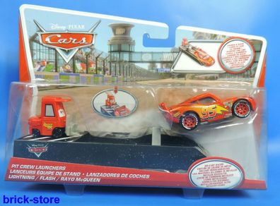 Disney Cars Pit Crew Launchers / Y7887 / Ligtning / Flash / Rayo McQueen