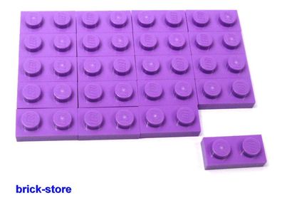 LEGO® / 1x2 Platten lila / 20 Stück