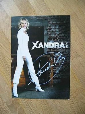 Schlagerstar Xandra Hag - handsigniertes Autogramm!!!