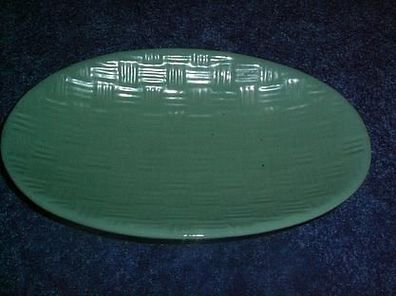 grüne Schale/ Teller aus Omas Hausrat