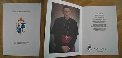 Bischof von Basel Dr. Kurt Koch - Autogramm!!!